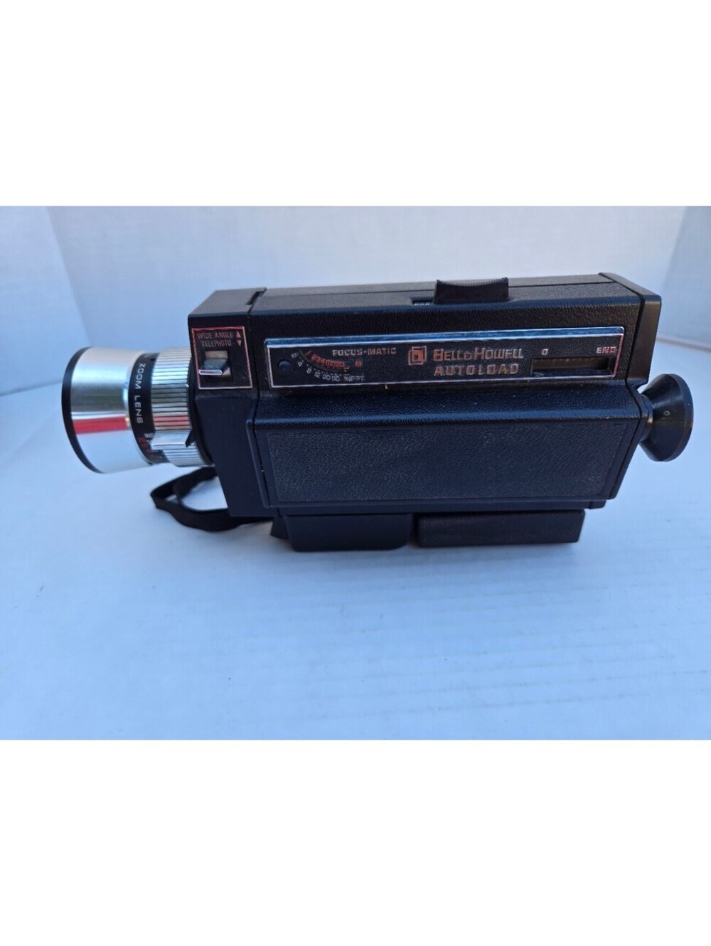 Vintage Bell & Howell Autoload Focus-Matic Super 8 Movie Camera Zoom Lens Film